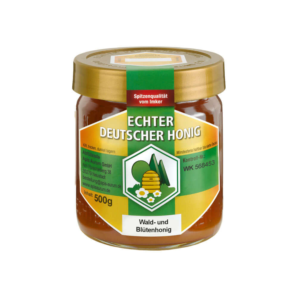 Echter Deutscher Wald- und Blütenhonig aus Hessen Echter Deutscher Wald- und Blütenhonig aus Hessen